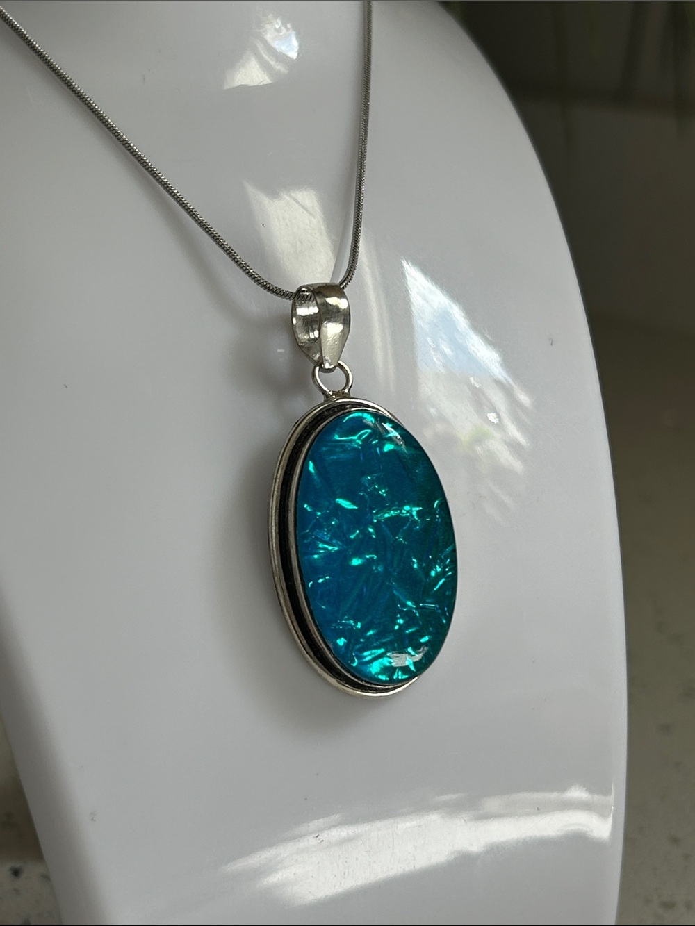 Triplet Opal Gemstone Handmade Pendant Necklace